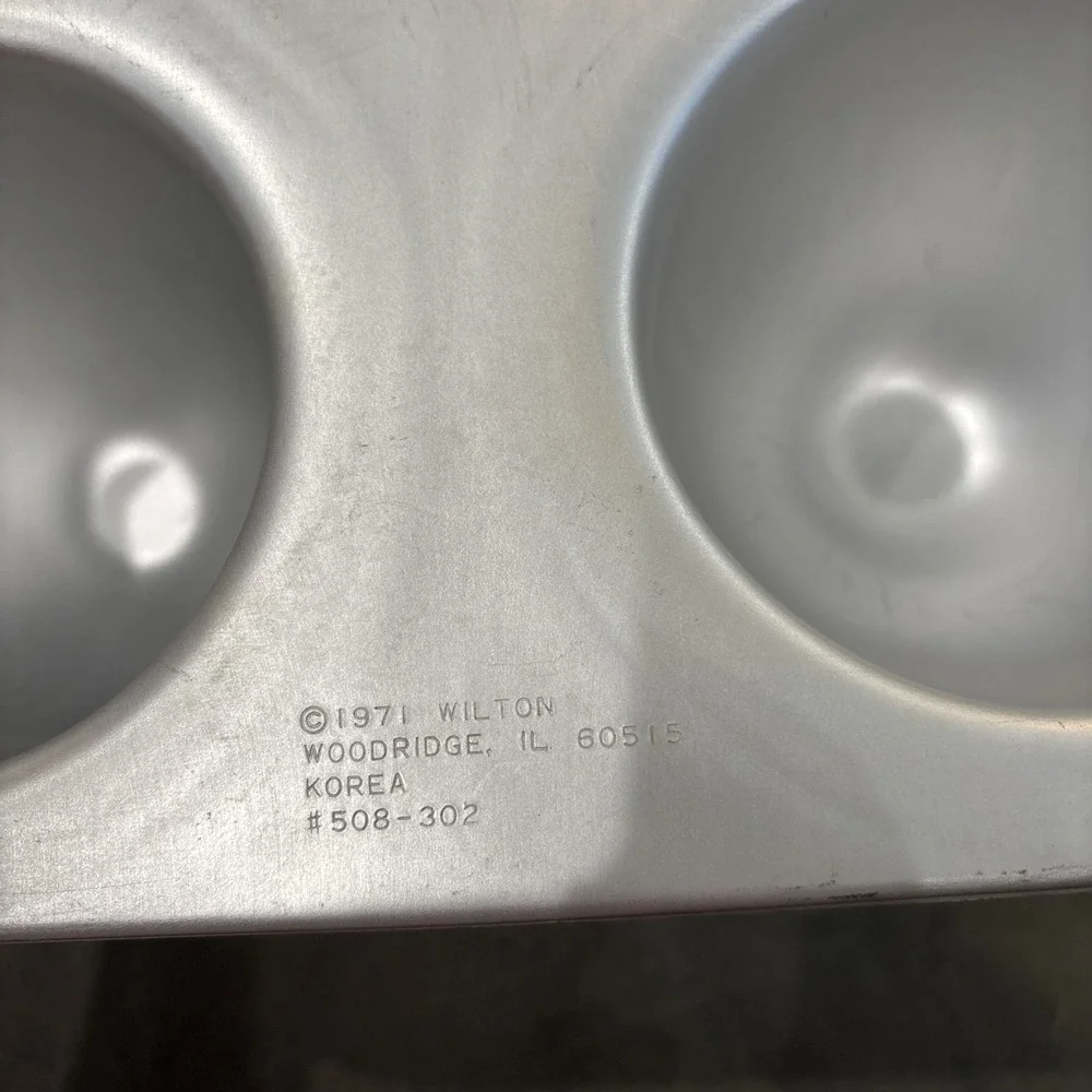 Wilton 1971 Vintage 508-302 Mini Wonder Doll Egg Muffin Cake Baking Pan